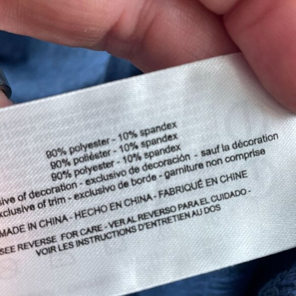 Bass Outdoor Microtech Performance Short Sleeve Tee Blue Mens M NWT 1362 - Picture 4 of 10